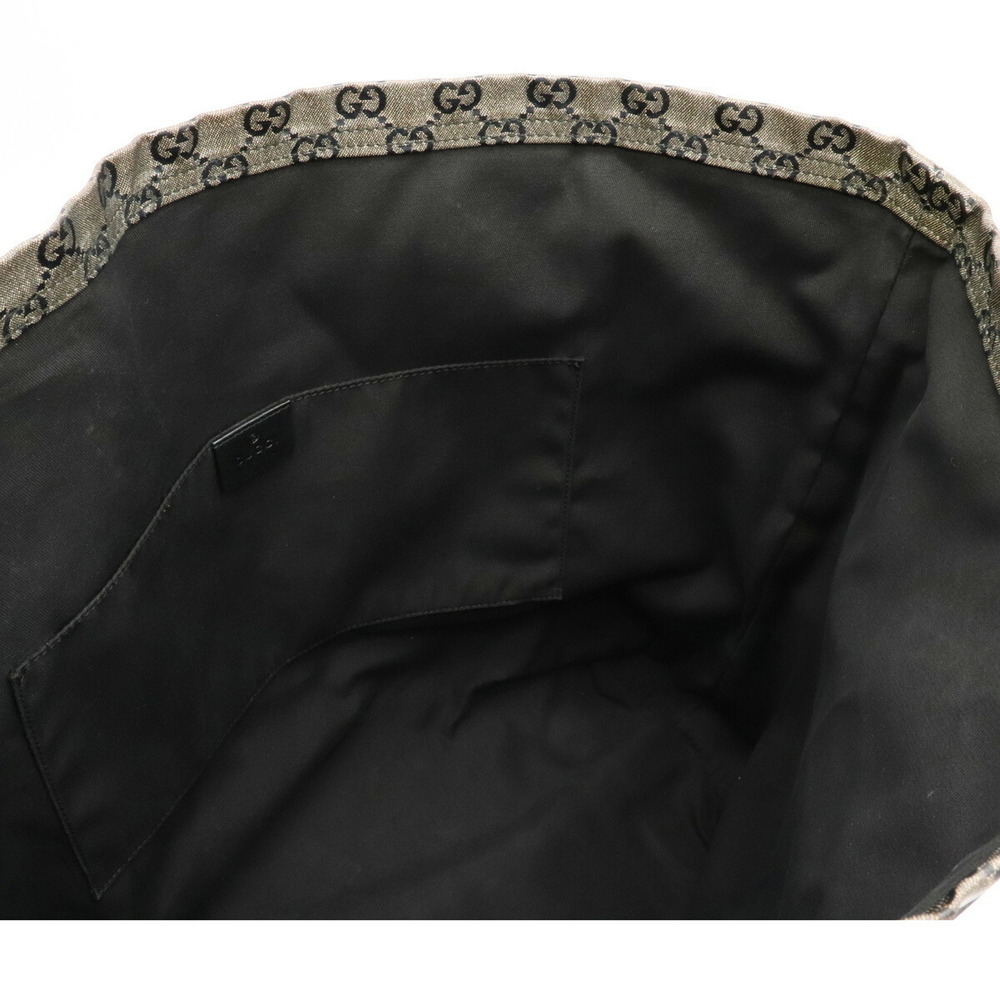 Gucci GG Crystal Tote Bag Gray Black - Picture 5 of 8